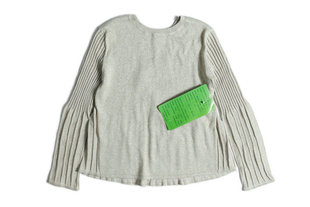 澳洲时尚WITCHERY 圆领百褶系带毛衣针织衫22090106