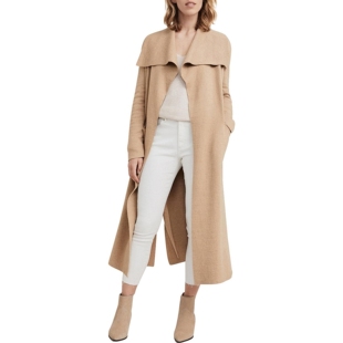 澳洲时尚WITCHERY 女款中长款针织休闲披风开衫 25100912