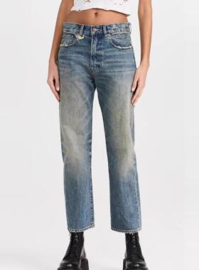 啊13 Boyfriend Jeans 男女同款直筒复古水洗怀旧牛仔裤24110608