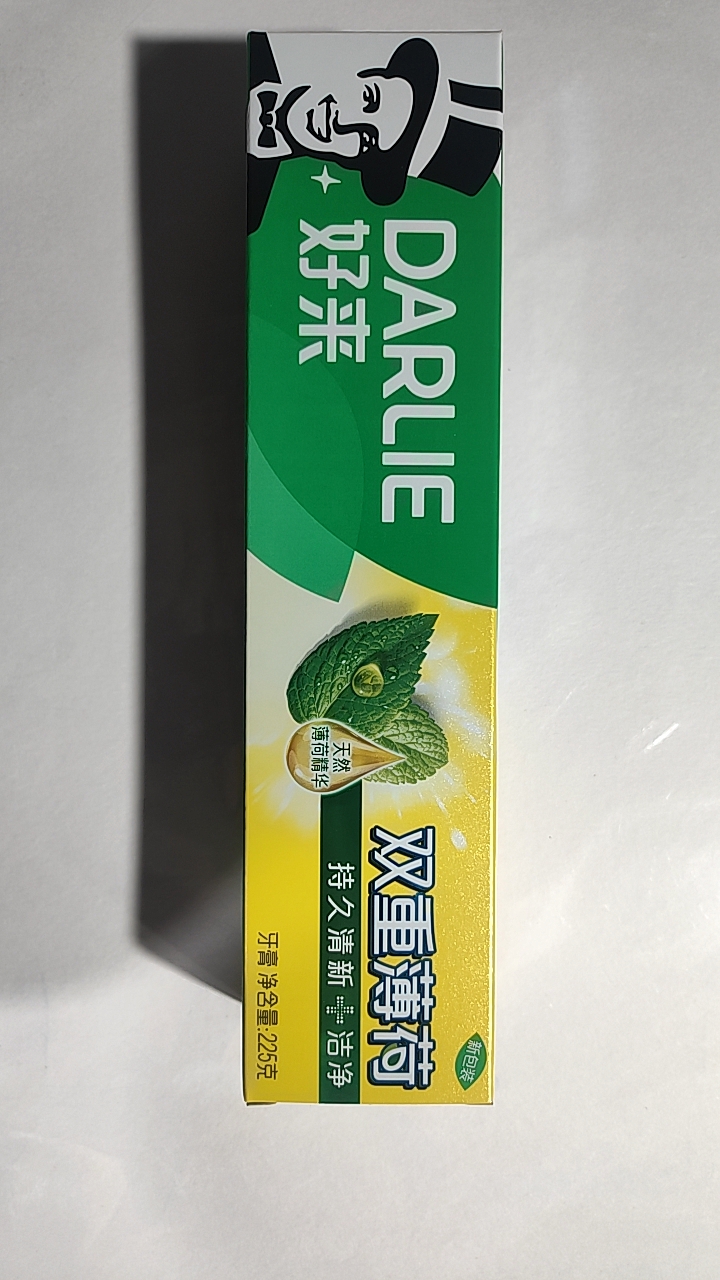 好来双重薄荷牙膏清新洁净225克