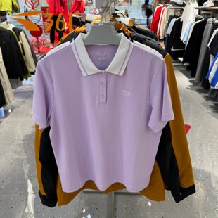 361度女士短袖polo衫翻领短袖T恤运动上衣2026夏季新款562624002A