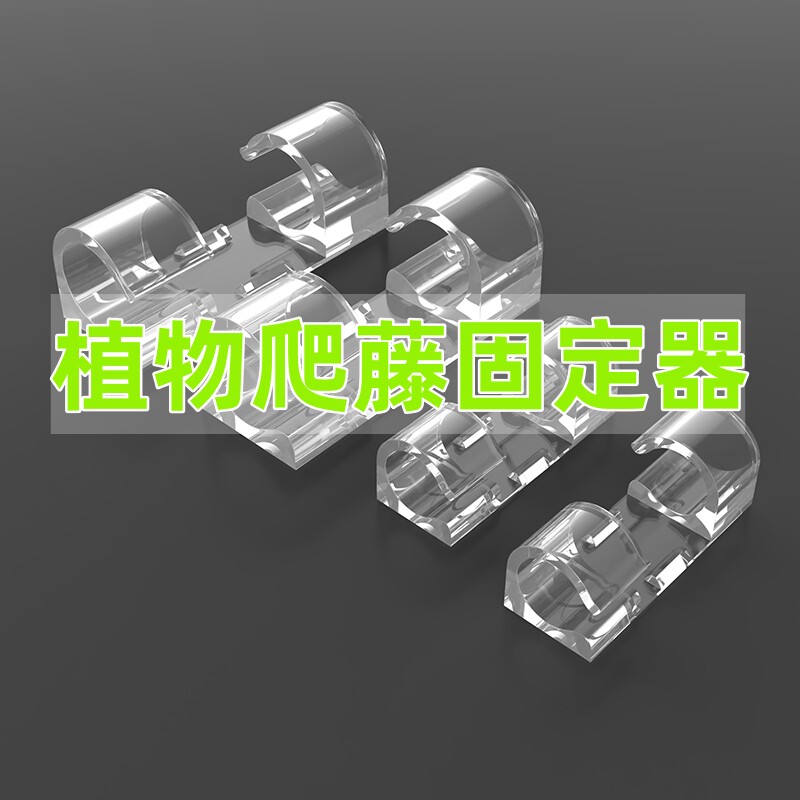 绿萝爬墙粘钩户外卡扣绿萝爬藤月季枝条牵引夹子墙面藤蔓固定器图片