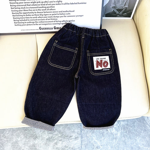 男童春秋装牛仔裤子新款帅气儿童休闲裤中小童洋气长裤百搭潮童装