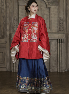 公卿 I 三兔共耳&玉兔宫灯 补服 马面裙 风琴褶交领