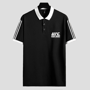 MMA UFC搏击训练服Tiger Muay 男 2024夏季 Thai短袖 T恤翻领POLO衫