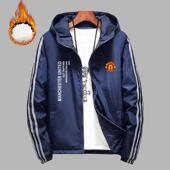 冬季 风衣棉袄 曼彻斯特联足球俱乐部英超加厚棉衣男外套连帽加大码