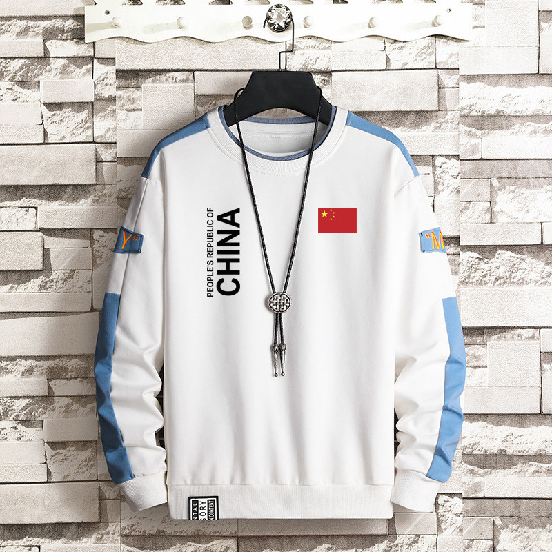 春秋季中国队篮球服圆领运动长袖国家队服体恤男女套头T恤打底衫