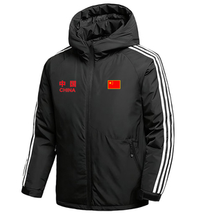 中国国家队运动员棉服冬季保暖棉袄男女款加厚China训练棉衣外套