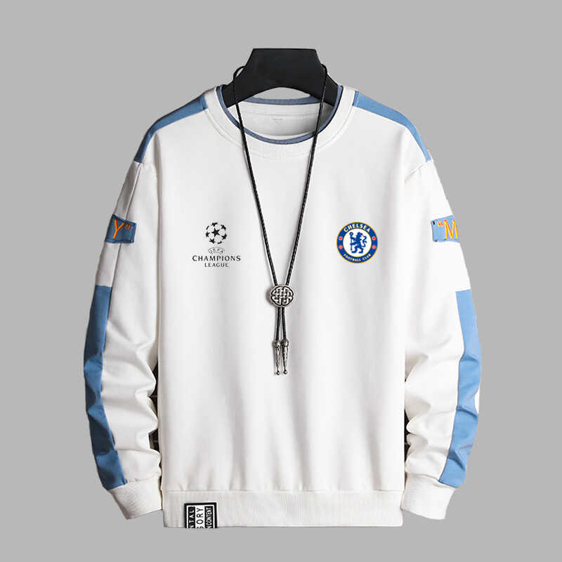 春秋款切尔西欧冠运动长袖卫衣休闲男士长袖t恤圆领宽松打底衫