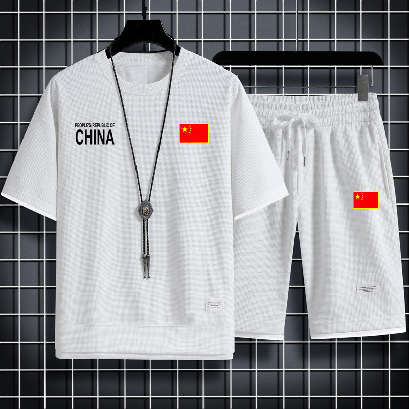 中国国家队短裤运动服男女2026夏季国服休闲T恤短袖训练教服