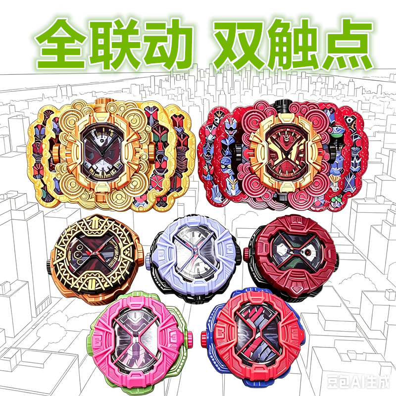 假面国产崇创奇皇时骑士盖茨王王权时空逢魔盖茨艾克赛德表盘玩具