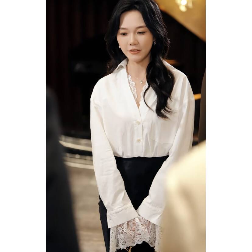 短剧马乐婕安南笙同款衬衫上衣