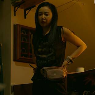 圆领印花无袖 背心上衣夏季 t恤百搭女衣服潮 重影高叶秦虹同款 原版