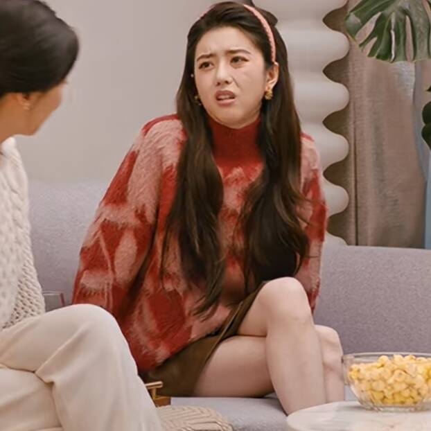 他为什么依然单身李凯馨同款毛衣