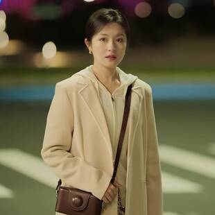原版滤镜李兰迪苏橙橙同款毛呢大衣秋冬翻领中长款外套女衣服潮