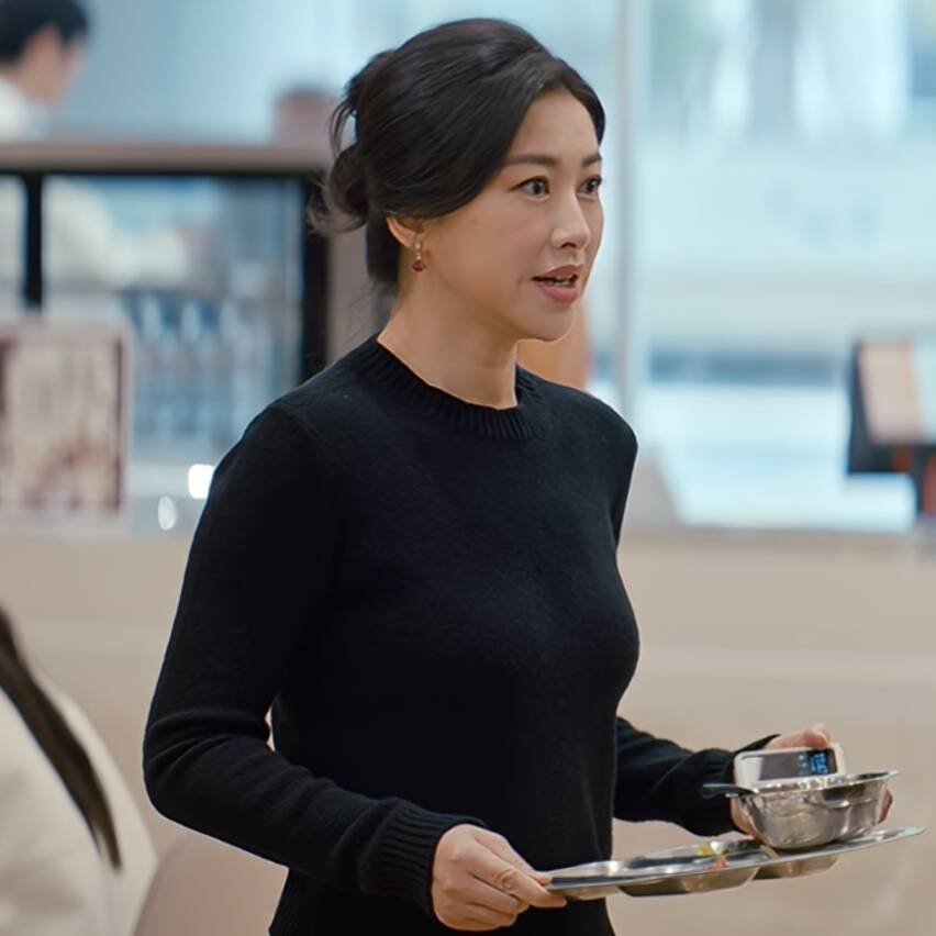 他为什么依然单身朱珠同款针织衫