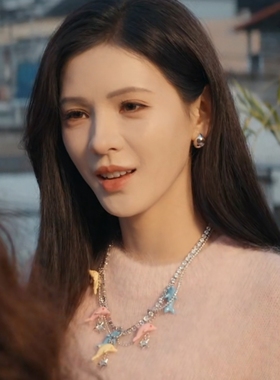 原版深情眼张予曦叶濛同款项链女ins轻奢小众设计锁骨链颈链潮
