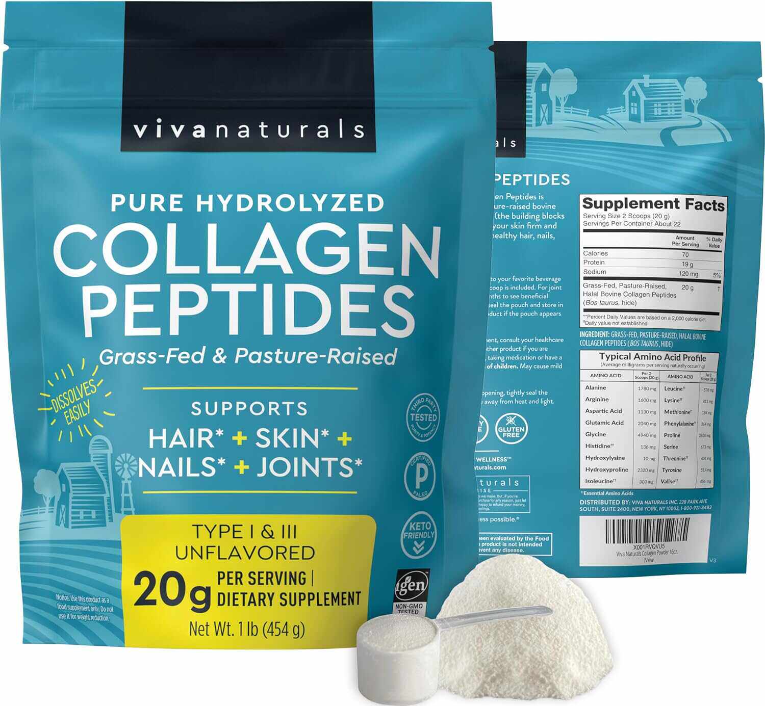 胶原蛋白肽VivaNaturals