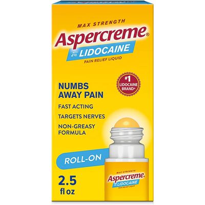 美国直邮Aspercreme with 4% Lidocaine缓解tengtong背部滚珠