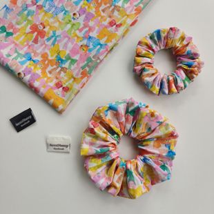 甜心哈妮手工制作 松浦多彩蝴蝶结小动物可爱大肠圈 发饰发绳