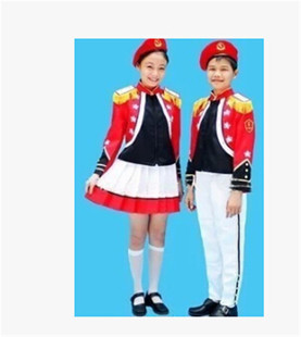 鼓号服装小学生升旗手服装鼓号队服装管乐服装儿童仪仗队服装新款