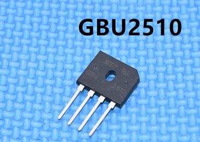 GBU2510 整流桥 扁桥 25A1000V电磁炉整流桥 代替GBU2508 GBU2506