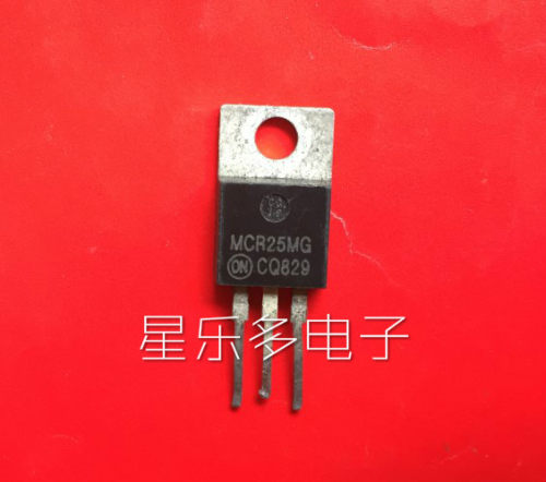 可控硅单向管 TO-220 MCR25MG 600V 25A 拆机质量保证