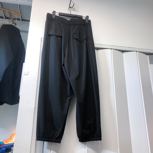 哈伦裤 2XL码 薄款 夏季 不退不换看好再拍 黑色松紧腰九分休闲裤