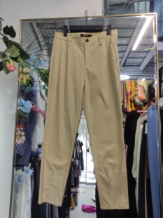 裤 不退不换看好再拍L码 卡其色西装