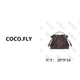 牛仔裤 可可棕30 6072 福袋小众设计真皮腋下斜挎包中号BK