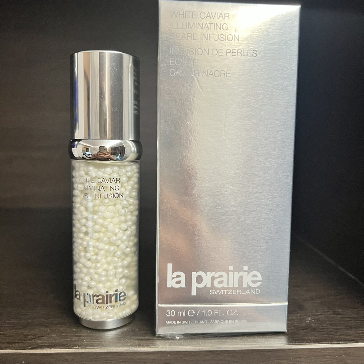 la prairie莱珀妮白鱼子精华纯皙珍珠囊精华30ml 美白提亮紧致