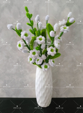纯手工扭扭棒茉莉花(成品，非材料包)