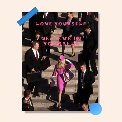 律政俏佳人电影海报周边女性励志学习梦想美式宿舍卧室墙贴装饰画