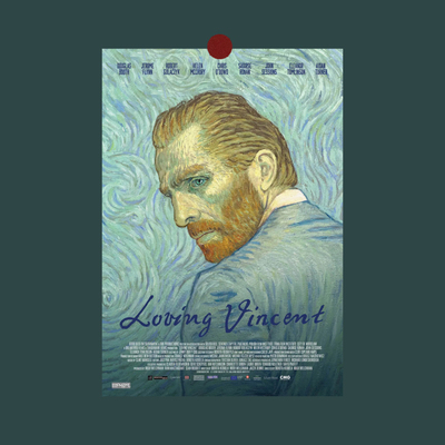 至爱梵高·星空之谜｜电影海报宿舍墙贴卧室房间装饰画电影背景