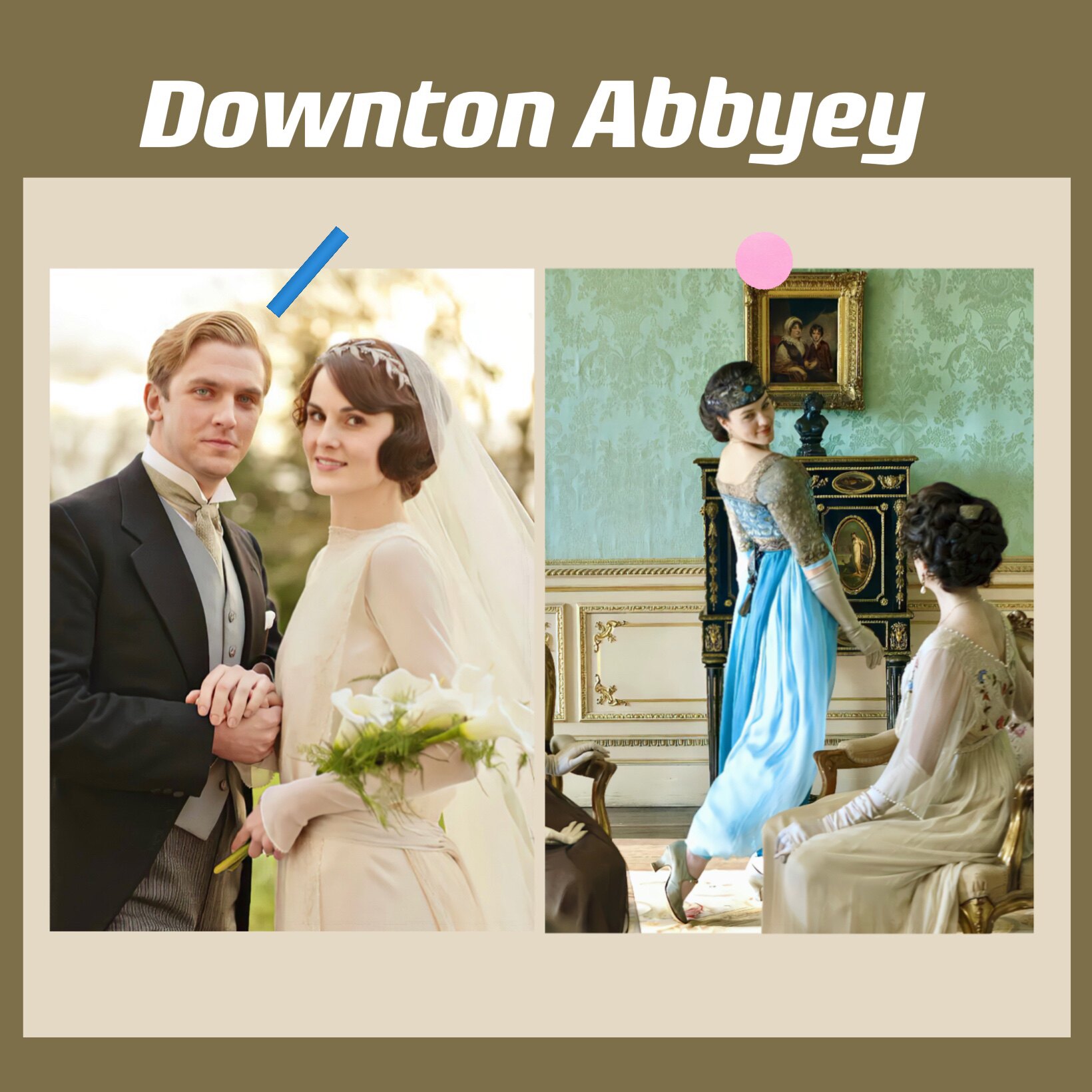 唐顿庄园海报 复古英剧宿舍桌面墙贴房间装饰画 大表哥卧室海报