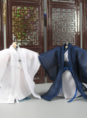 ob11古装娃衣15/20厘米棉花娃娃6分12分bjd阿絮温谷主同款娃衣