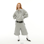 双腰头卫裤 灰色刺绣字母卫衣 Rarelicold Rockrio