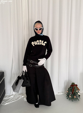 Rockrio Rarelicold 双皮带长款屁帘 叠搭外裙