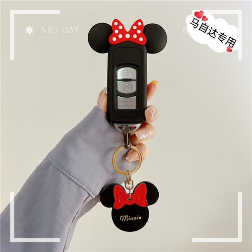 马自达3车钥匙套卡通壳包扣饰品