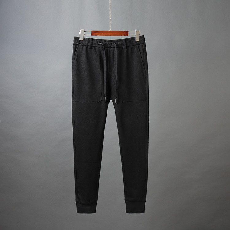 韩版修身秋冬厚款休闲裤纯色小脚男长裤黑色弹力潮流哈伦裤JD1811在类目 男装, 休闲裤中 - 来自Buy2taobao.com提供专业的淘宝代购服务