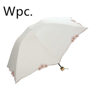 日本WPC鸟笼扇贝遮光防晒99%防UV紫外线超轻太阳伞801 正品 2113