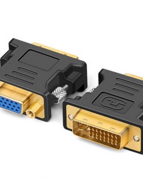 DVI24+5转VGA转接头DVI24+5母转VGA公转换器显卡接显示器