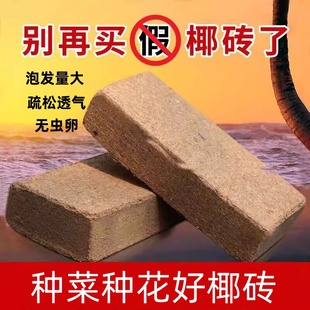椰砖营养土养花通用型椰糠植物花土种菜泥土脱盐肥多肉土壤种植土