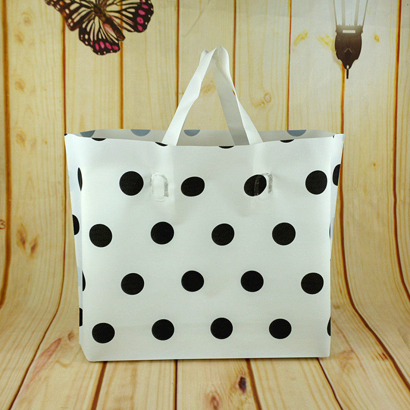 新款加厚磨砂男女童服装袋手提鞋盒包装袋购物礼品袋塑料袋子定制