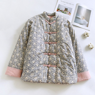 秋冬季女士加厚保暖棉衣2025新款纯棉花手工棉服中老年妈妈装棉袄