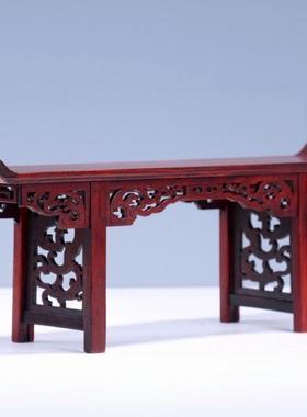 金匠大作红酸枝翘头案礼品礼物文玩手把件木雕刻跨境手工雕刻礼物