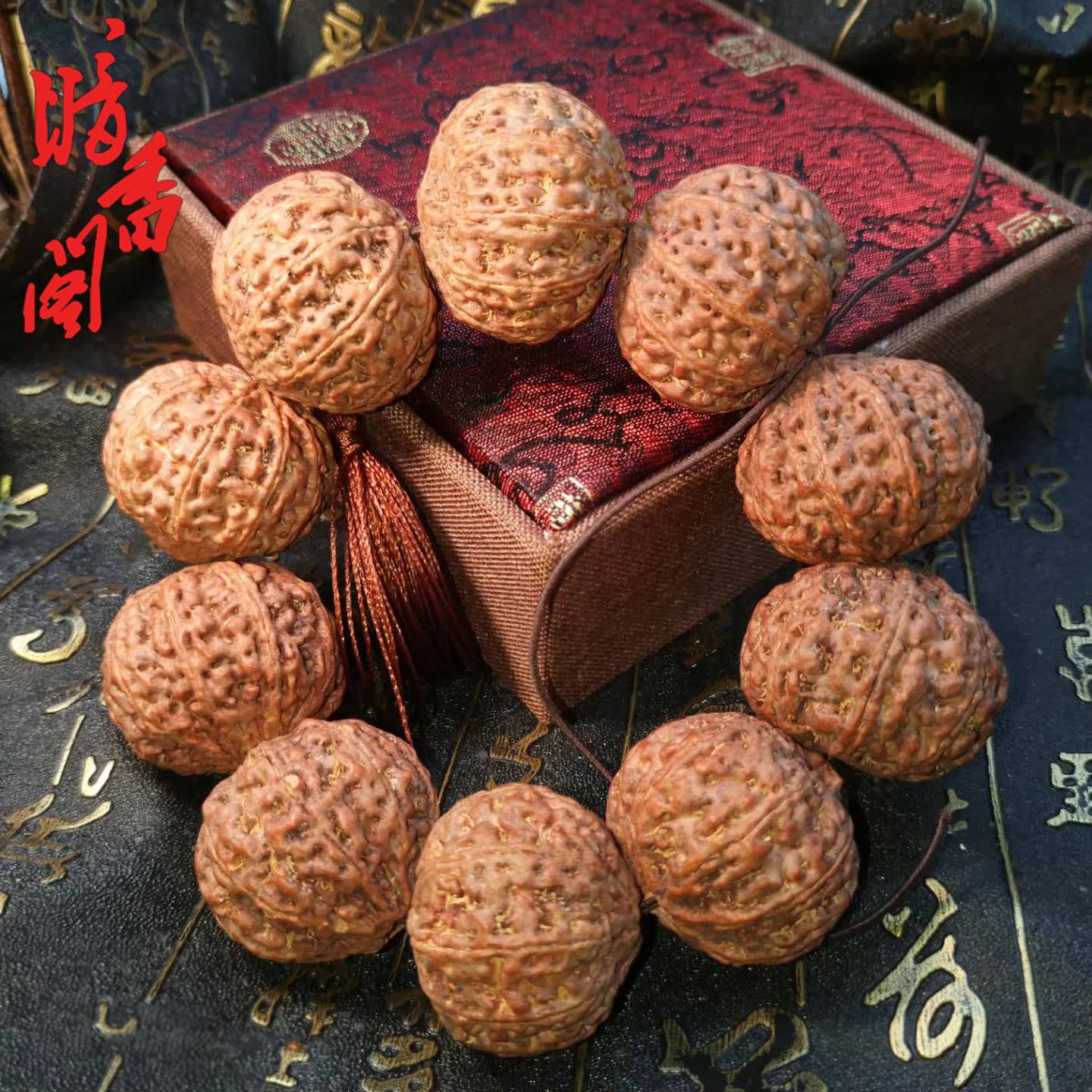 金匠大作双龙爆肉蚂蜂窝红皮大金刚手串7瓣8八瓣9九瓣天然矮桩原