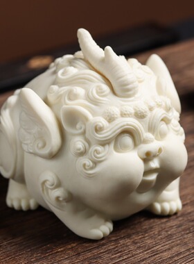 金匠大作刻胖嘟嘟貔貅客厅玄关家居中式摆件办公书房乔迁开业礼品