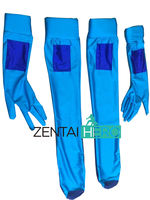 Real photo of Leica splicing MegaMan network hero MegaMan EXE one-piece tight-fitting costume Cosplay thumbnail 6