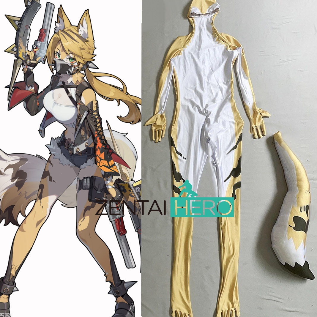 定制 游戏绝区零波可娜Pulchra Cosplay战衣 弹力印花图案连体衣